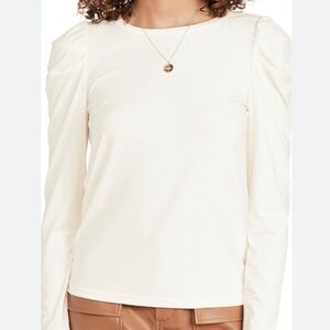 Bb Dakota puff sleeve top NWT size XS - cream